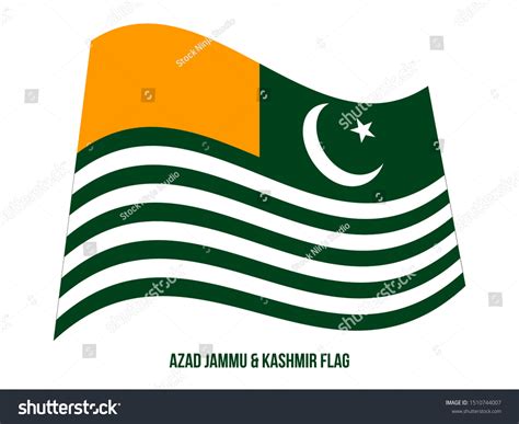 Azad Jammu Kashmir Flag Waving Vector Stock Vector (Royalty Free) 1510744007 | Shutterstock