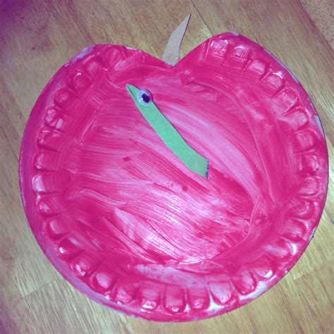 Worm in an apple | Crafts for kids, Crafts, Decor