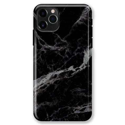 iPhone 11 Pro Max Case - - Sleek Black Marble - Casebus