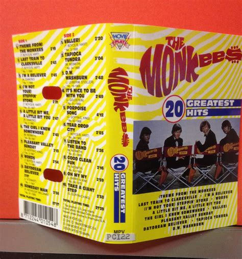 The Monkees - 20 Greatest Hits (1994, Cassette) | Discogs