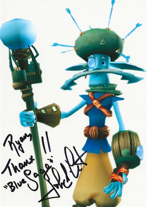 Blue Sage Jak and Daxter | Signed by voice actor John DiCros… | Flickr