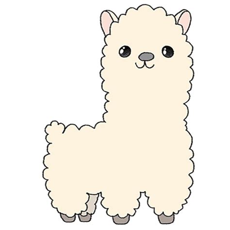 How to Draw an Alpaca - Easy Drawing Tutorial For Kids