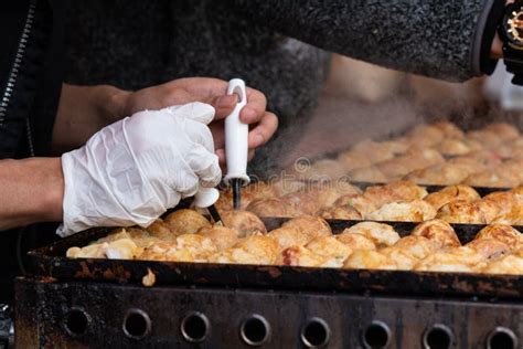 Takoyaki is a Most Famous Japanese Snack Food Stock Photo - Image of ...