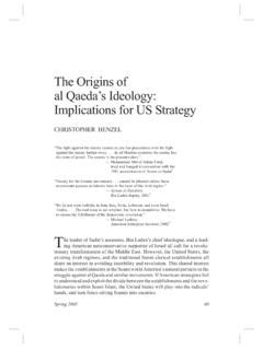 The Origins of al Qaeda’s Ideology: Implications for US ... / the-origins-of-al-qaeda-s-ideology ...