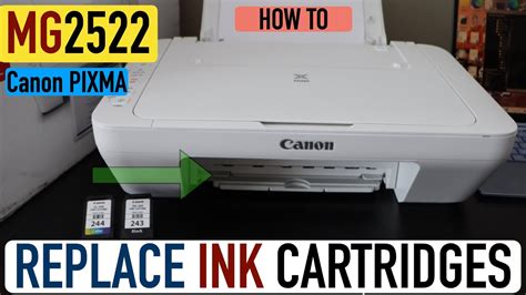 Canon Pixma MG2522 Ink Cartridge Replacement. - YouTube