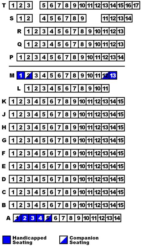 Wang Theater Seating Chart By Sections