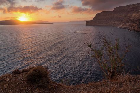 Santorini Sunset Caldera Photograph by Martin Peyza - Pixels