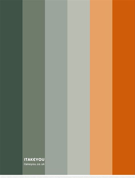 Sage and Rust Colour Combination #Colour Palette 59 | Sage color palette, Brown color palette ...