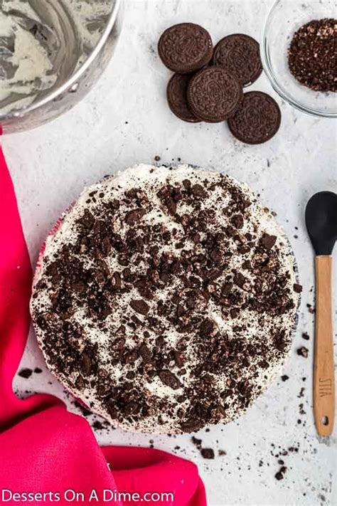 Oreo Pudding Pie - No Bake Dessert