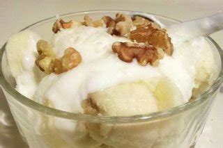 Receta de Helado de nuez