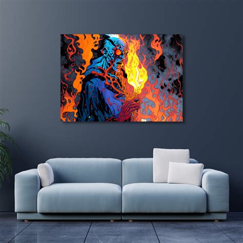 Canvas Wall Art - Full Of Flames Artwork | Shop Today. Get it Tomorrow! | takealot.com