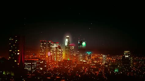 Download City Skyscraper Night Los Santos Video Game Grand Theft Auto V ...