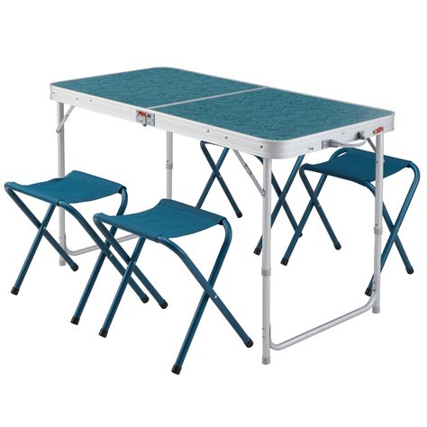 Buy Folding Camping Table 4 Stools Online | Decathlon