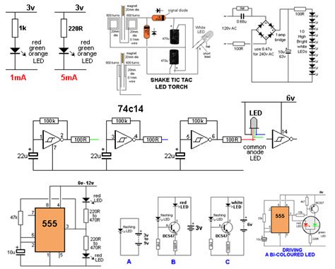 Simple Led circuits Led projects – Electronics Projects Circuits