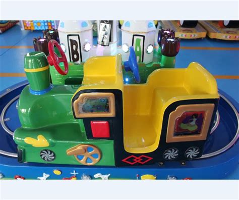 Amusement Indoor Trackless Train Attractive Electric Kiddie Ride Train ...