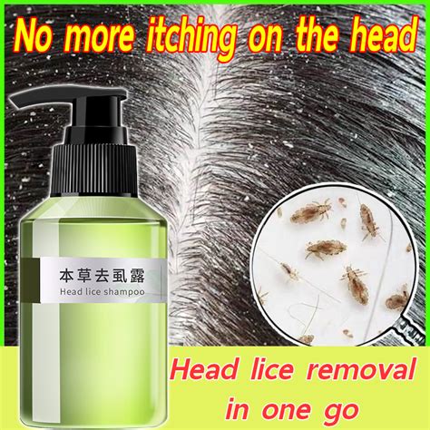 Plant extracts lice removal shampoo for adults kids The whole family ...