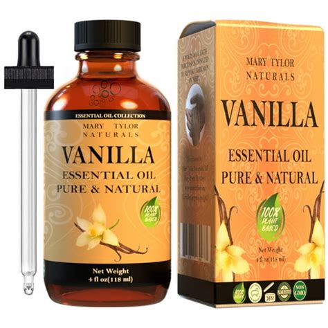 Vanilla Essential Oil (4 oz), Premium Therapeutic Grade, 100% Pure and ...