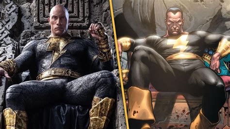 Black Adam: Dwayne Johnson Recreates Iconic Comic Cover in New Photo ...