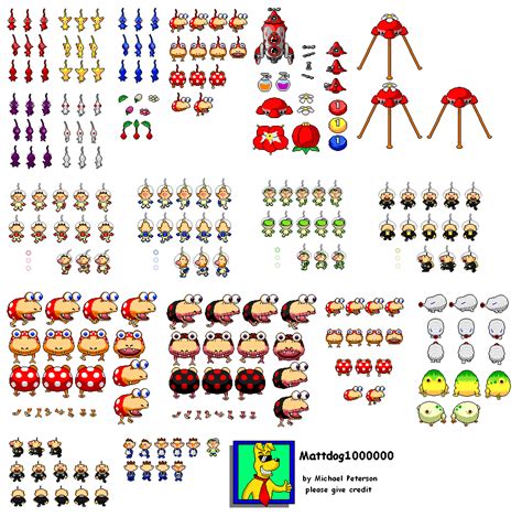 Olimar & Pikmin | Custom, Video game sprites, Shigeru miyamoto