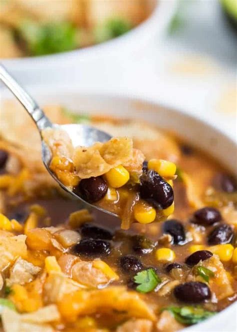 Easy Chicken Tortilla Soup Recipe - I Heart Naptime