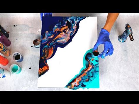 (64) Acrylic Pouring Cells FEST 🥳 Gorgeous Open Cup Pour ~ Abstract Art ~ Fluid Painting ...