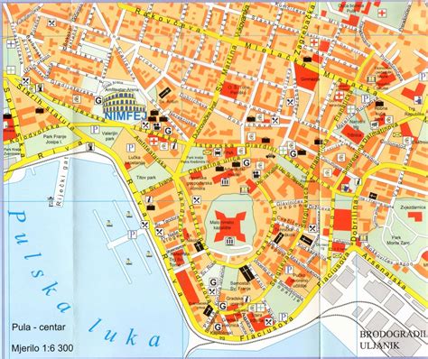 Pula várostérkép (2006) – map.hu