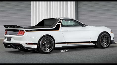 Mustang Mach 1 Pickup Rendering Revives Car-Based Ranchero Pickup