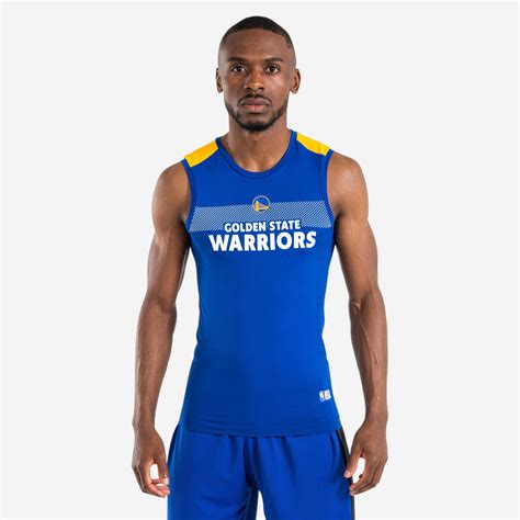 Adult Sleeveless Basketball Base Layer Jersey UT500 - NBA Golden State ...