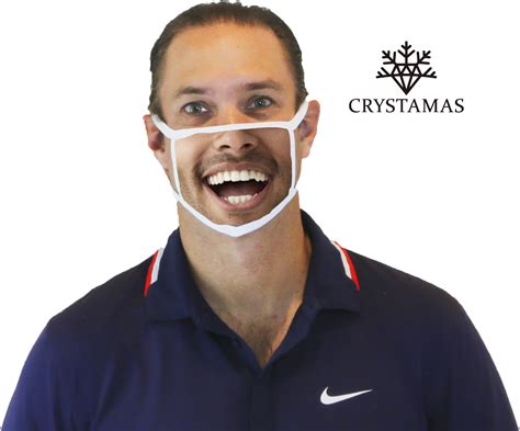 Man Smile Face Mask - Crystamas