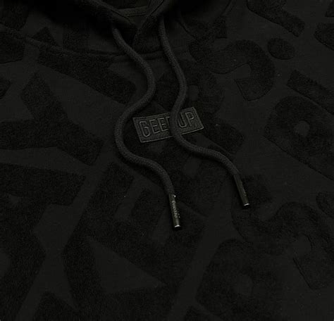 Geedup Play For Keeps Monogram Hoodie 'Black' – Australian Kicks