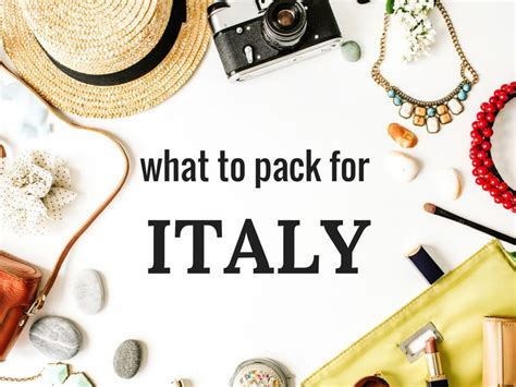 Ultimate Italy Packing List: A Useful Guide to Essential Items and Outfits