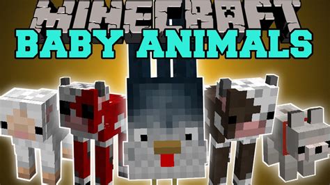 Baby Animals Mod para Minecraft 1.8 - Minecraft Descargas