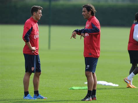 Robert Pires sets example for Arsenal youngsters in training says ...