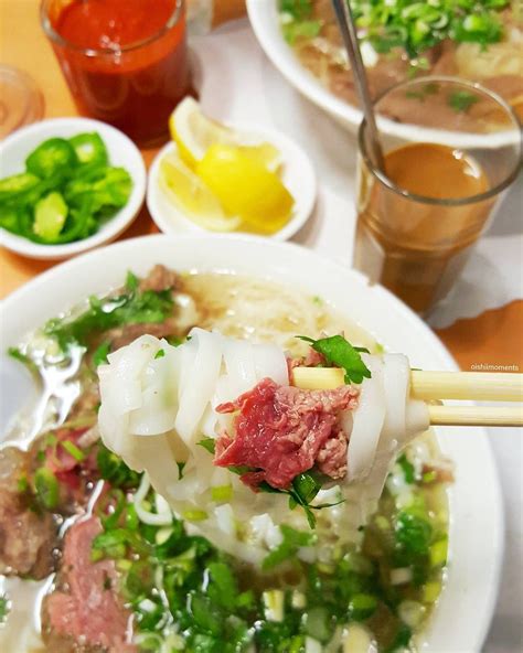 Hungry for pho? Yes!!! Pho bo dac biet right here with a combination of rare beef tripe well ...