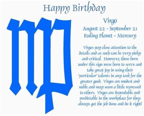 Happy Birthday Virgo Quotes | BirthdayBuzz