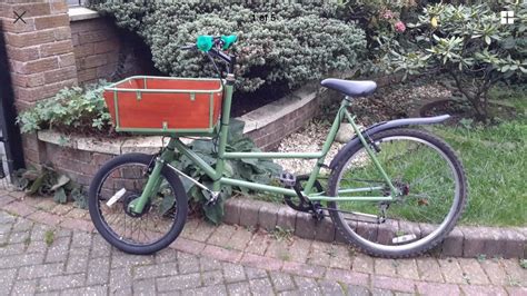 Homemade Cargo bike for sale on eBay. Hope those welds are extra strong ...