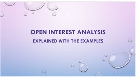 Open Interest Analysis (Explained With Examples) - MarketXLS