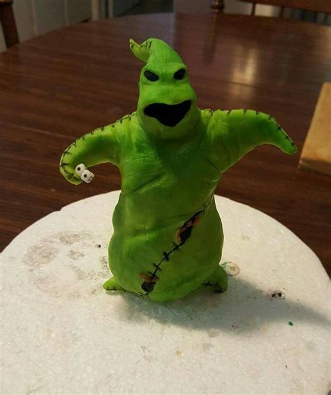 Amanda Stephens-Hall: Oogie Boogie. Monster cake topper made from ...