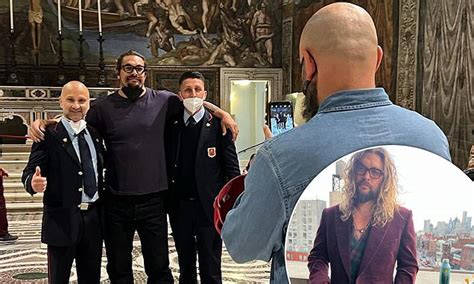 Jason Momoa apologises after taking 'banned' pictures inside the Vatican City's Sistine Chapel ...