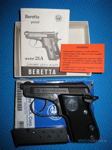 Beretta Model 21A Bobcat .25ACP for sale at Gunsamerica.com: 950549371