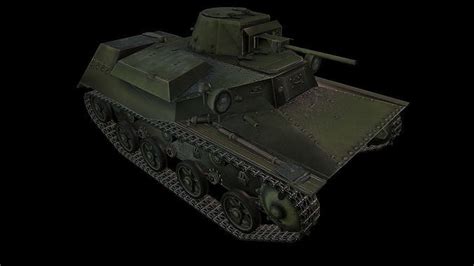 3D model t-30 light tank VR / AR / low-poly | CGTrader