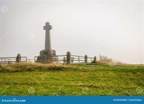 Flodden Monument in Fog stock photo. Image of grass, farming - 62553050