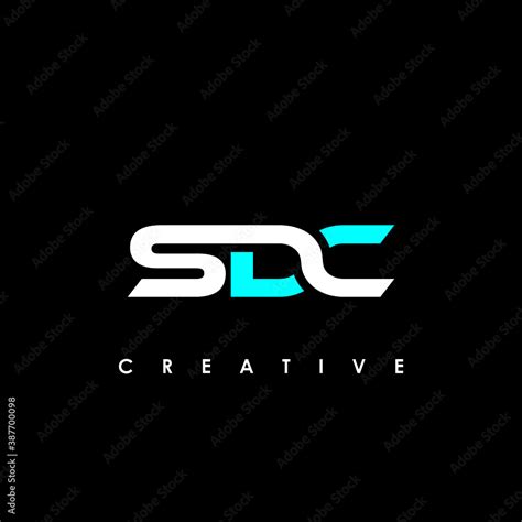 SDC Letter Initial Logo Design Template Vector Illustration Stock Vector | Adobe Stock