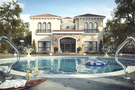 Tuscan inspired luxury villa in Dubai, UAE