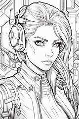 Cool Girl Coloring Pages sketch template