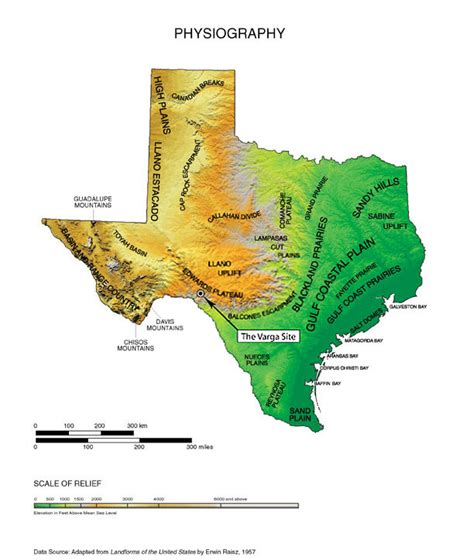 Edwards Plateau Texas Map - Alaine Leonelle