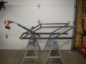 Homemade Snowmobile Lift - HomemadeTools.net