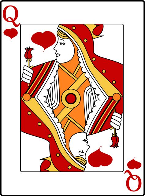 Queen of Hearts Vector Art image - Free stock photo - Public Domain photo - CC0 Images