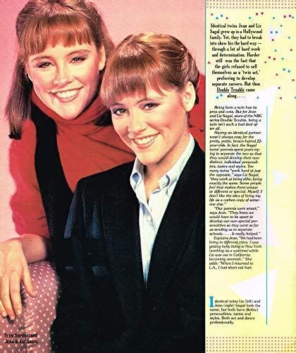 Jean & Liz Sagal - Double Trouble - Elizabeth Sagal - 13" x 11" Teen Magazine Po - Posters & Prints