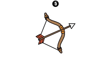 Bow and Arrow Drawing - Step By Step Tutorial - Cool Drawing Idea